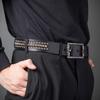 [Artemis Classic] Double Cylinder Studded Belt Ac-acbt0011 Rock Men's Casual Large Size Gentleman's Belt