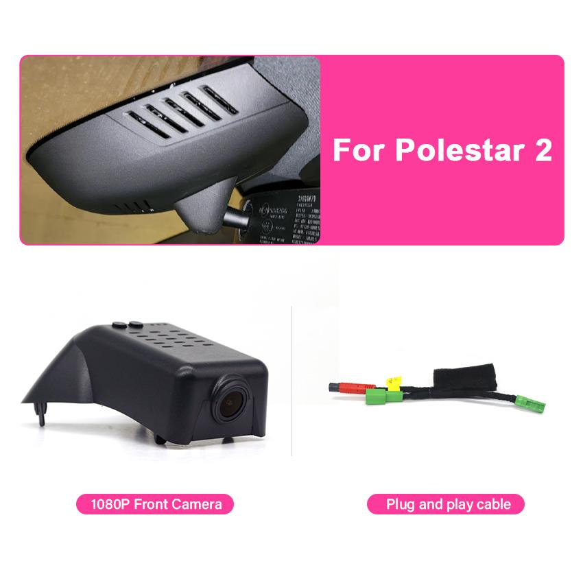 Dash Cam For Volvo XC40 XC60 XC90 S60 V60 S90 V90 V40 S80 XC70 Polestar 2 Car Dvr HD Camera WiFi Driving Recorder Auto Parts