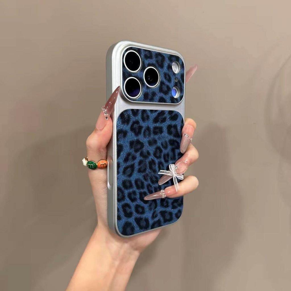 Luxury Seconds Change 17 Leopard Print Phone Case For iPhone 13 14 15 16 17 Pro Max Shockproof Bumber Cases Cover