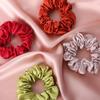 Butterfly Embroidered Silk Scrunchie Gift Set - Medium 19 Momme 100% Mulberry Silk Hair Ties
