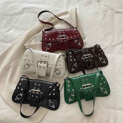 Punk Style Willow Nails Shoulder Bag 2 Summer New Niche Fashion Versatile Handbag Underarm Bag