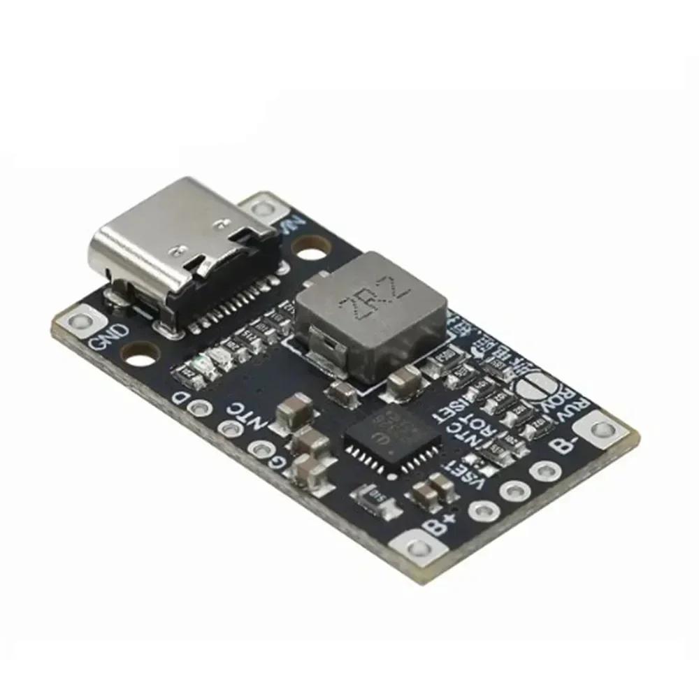 Type-C USB 2S BMS 15W 3.7V Lithium Battery Charging Boost Module With Balanced Support Fast Charger With Indicator
