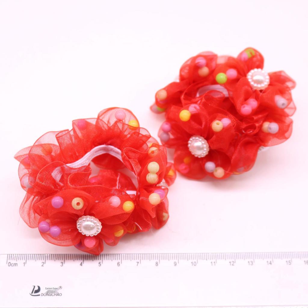 Children's Princess Flower Hair Tie - Cute Hair Accessories for Girls