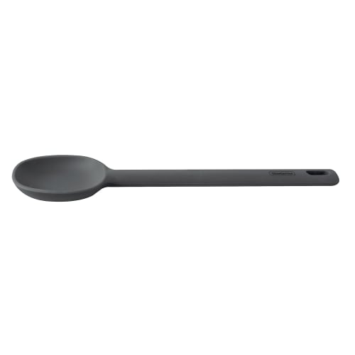 Tramontina Molde Serving Spoon, 28cm, Gray, Silicone, Spatula, Ladle, Heat-Resistant, Dishwasher-Safe, Made In Brazil, Product Code: 25811/160, TRAMON
