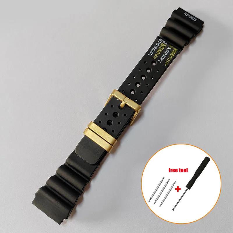 20mm 22mm 24mm ND Limits Silikonowy Pasek Nurkowy dla Seiko Water Ghost Żywica Męski Pasek do Zegarka Sportowego dla Casio dla Citizen Promaster