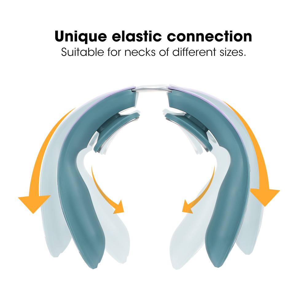 Portable Cervical Massager Neck Care Device Shoulder Cervical Low Frequency Pulse Massage Constant Temperature Hot Compress