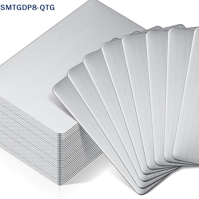 Hot!Stainless Steel Business Card Blanks Laser Engraving Cards Office Business Cards Blanks For Engraver Engraving DIY Cards
