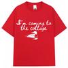 Heated Rivalry Funny Meme Graphic T Shirt I'm Coming The Cottage Hollanov T-shirts Oversized Cotton Tees