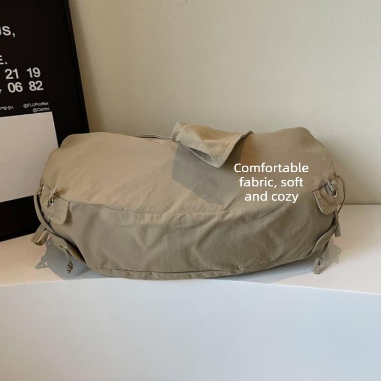 Simple Nylon Drawstring Tote Bag Women's Shoulder Bag