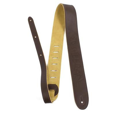 P Perri's Leathers Ltd. BM2ES-8178 Ed Sheeran, 2inch Leather Embossed Guitar Strap, Adjustable Length from 43.5inch To 56inch