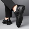 Round Toe Thick Sole Male Casual Shoe Classic Original on Sale Fashion 2025 Trend Comfortable New in Men's Leather Brogue Shoes