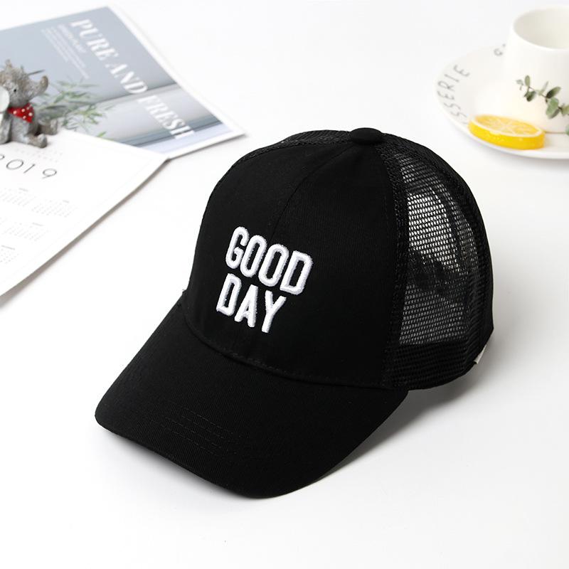 Summer autumn Kid Boy Cartoon Letter Embroidered Baseabll Caps Children Girls Outdoor Leisure Mesh Sport hats