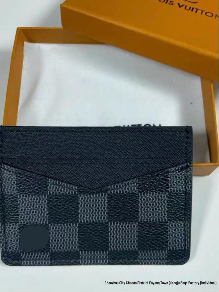 Evropský a americký klasický držák na více karet: Módní peněženka na mince a ochranné pouzdro