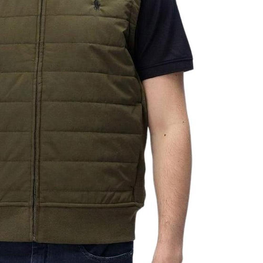 Polo Ralph Lauren FW26 Zipper Sleeveless Spliced Embroidered Vest Men vest 710952075-002