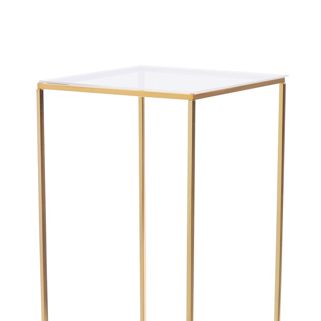 Gold Flower Floor Stand Metal Column Flower Stand Flower Arrangement For Wedding Party Dinner Centerpiece, Birthday Party