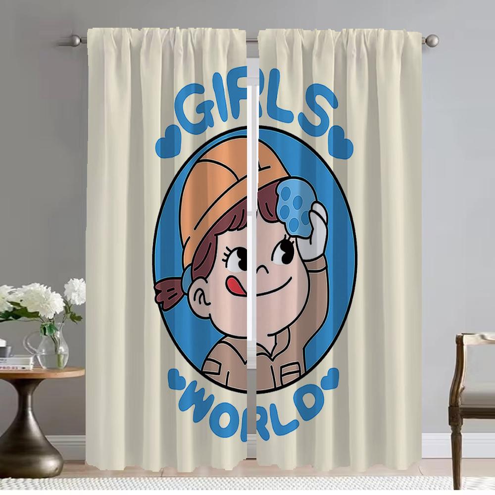 

Shades POKA Elegant Room Curtains for Camera Anti-mosquito Curtains 2 Pieces Living Room Curtain Partition Halloween Decoration W50xH70cmx2pcs-CL