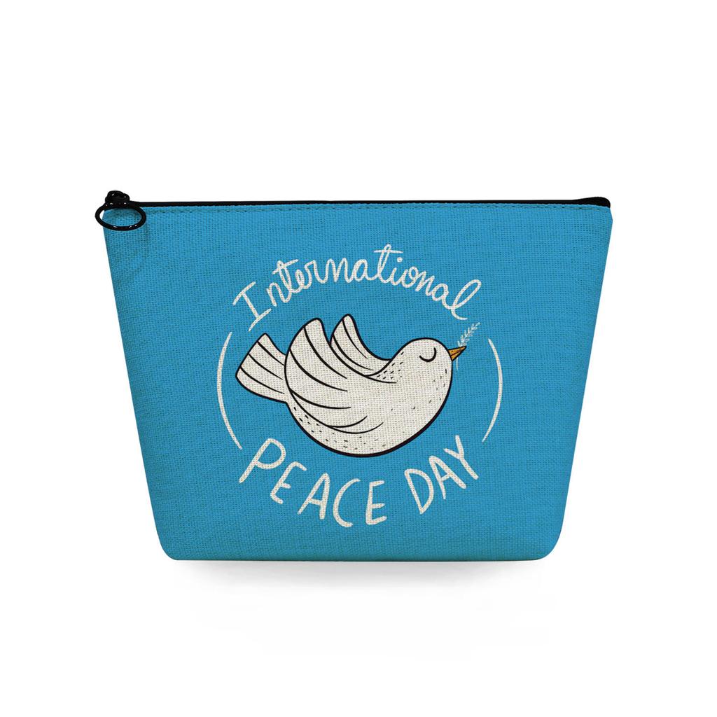 Women Dove of Peace Print Cosmetic Bag Toiletries Organize Travel Storage Case 6712
