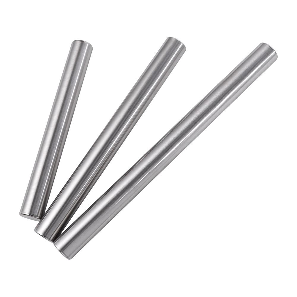 Smooth Surface Stainless Steel Rolling Pin 8/10/12inch Dough Bake Roller Kitchen Baking