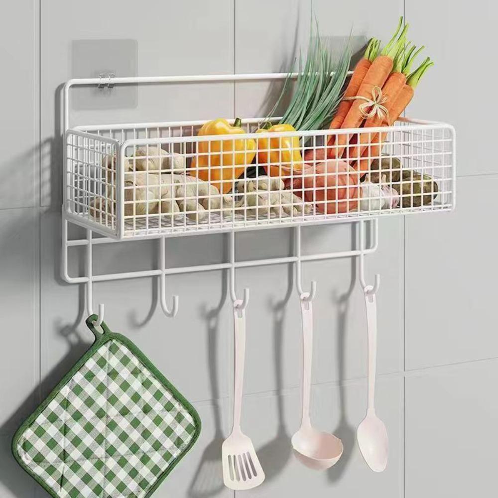 Bathroom Shelves Iron Wall Mounted Bathroom Shelf No Drill Storage Rack Single Layer Toilet Organizer Washing Room Accessories