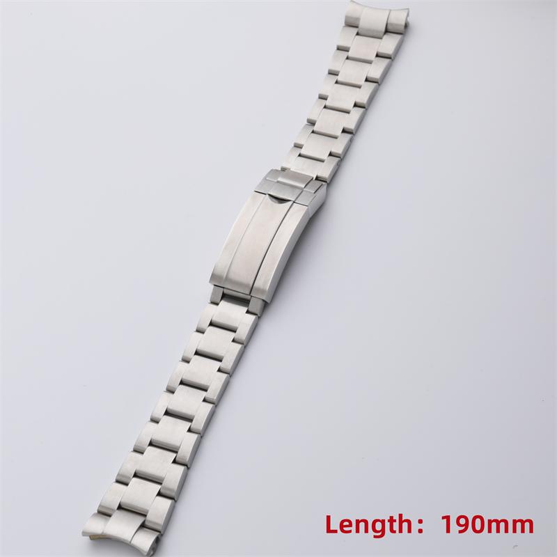 316L Stainless Steel Watchband For Rolex Strap For 40mm Dial SUBMARINER DAYTONA Watch Band Glidelock Buckle 20mm Bracelet