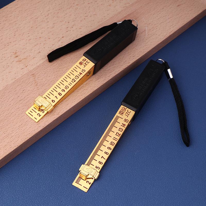 0.2/0.5mm Vernier Feeler Gauges Wedge Shaped Vernier Feeler Gauge 1-15mm House Engineering Inspection Flatness Measuring Tools
