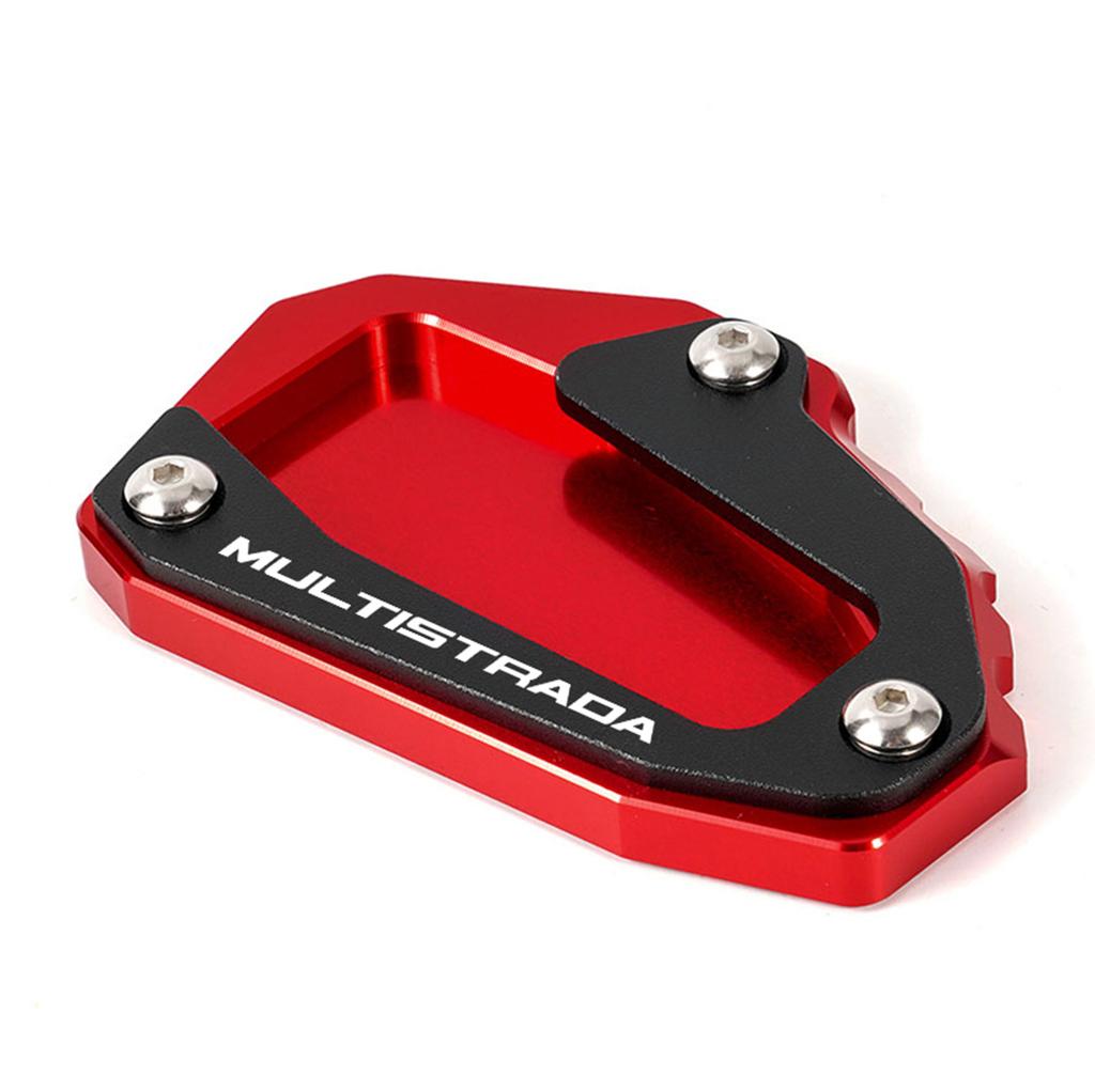 For DUCATI Multistrada 950 1100 1260 1200 S GT 1200S V4 Accessories Motorcycle Kickstand Side Stand Extension Pad Valve Caps