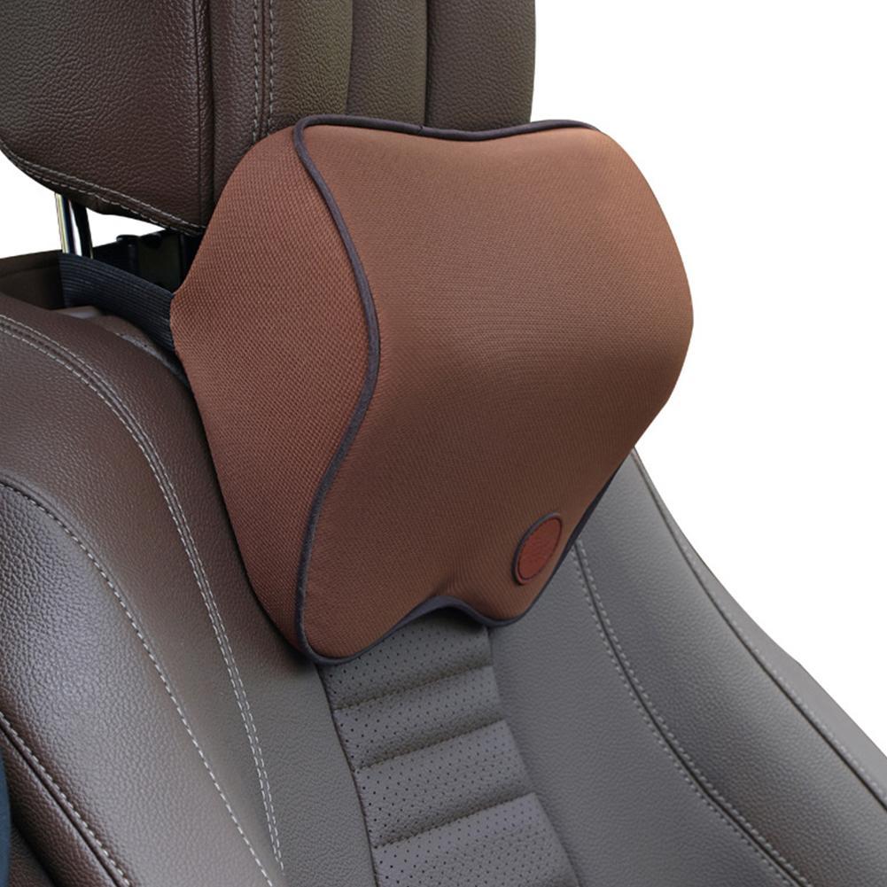 Car Headrest Pillow Neck Memory Lumbar Support Cotton Car Breathable Headrest Cushion Pillow Car Pillow Seat Auto T4Z0