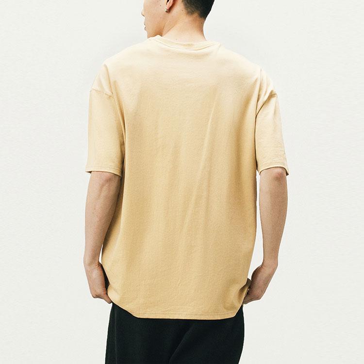 Vans Embroidered Logo Sport Crew Neck Short Sleeve T-Shirt Unisex Tops Khaki VN0A5F4Y7UE
