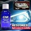 Car Headlight Restoration Kit Headlamp Scratch Remover Repair Refurbish Long Lasting UV Protection Car Polish Liquid Cleaners