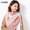 Pure wool women's scarf casual fashion trend autumn scarf autumn and winter Jie warm extended knitted shawl