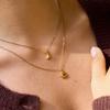Youthway Minimalist Moon Sun Pendant Necklace For Women Multilayer 18K Gold PVD Plated Stainless Steel Necklace Fashion Jewelry