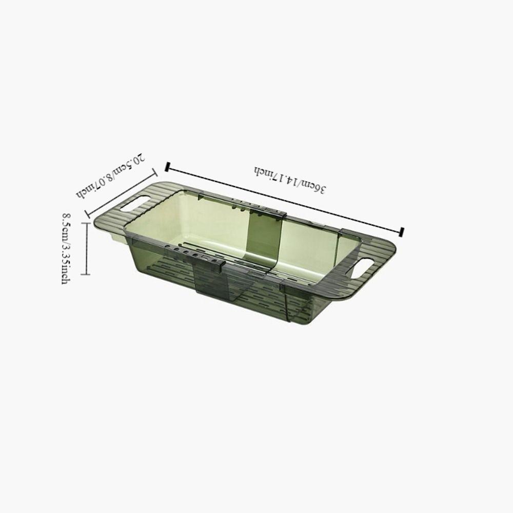 Flexible Vegetable Washing Basin Telescopic Retractable Drainage Rack Kitchen Drainage Basket  Sink