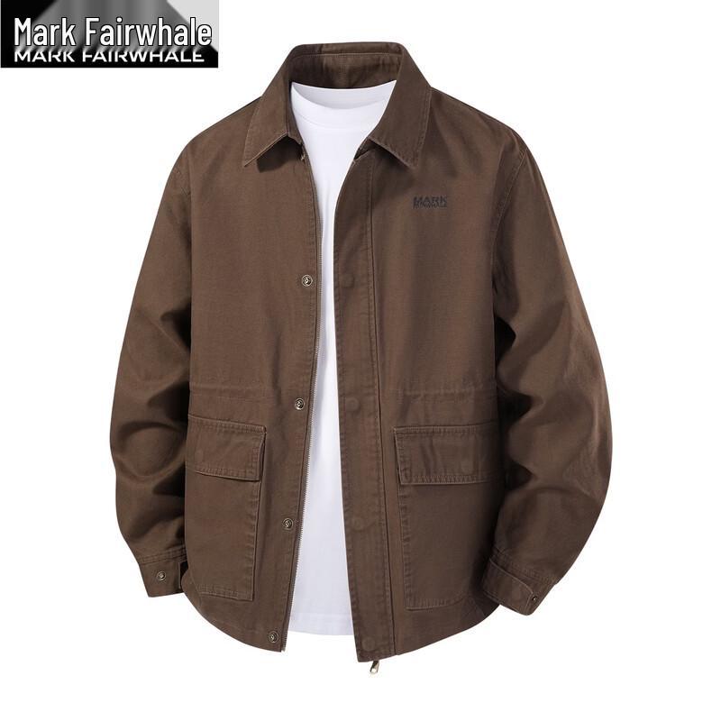 Mark Fairwhale Men's American Retro Washed Workwear Jacket