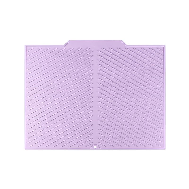Silicone Kitchen Utensils Quick-Dry Drain Mat & Heat Insulation Pad