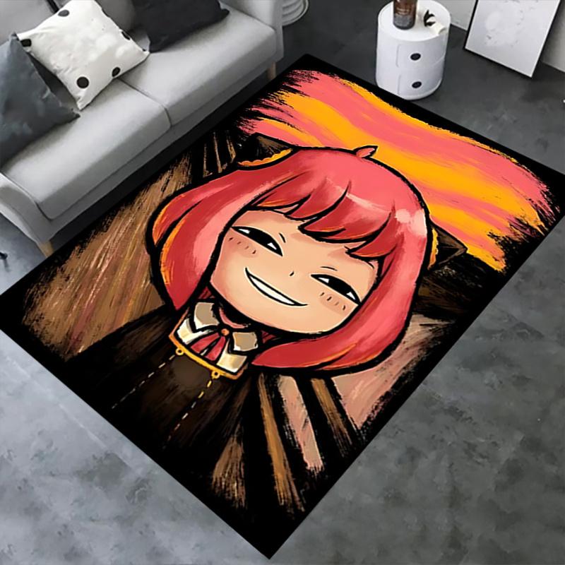 Zero Two Chair Mat Cute Anime Girl Design for Home Decor, Office Carpet, Living Room, Bedroom Gift