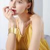 Exaggerated flower hollow opening bracelet fashion personality high sense bracelet simple light luxury jewelry women