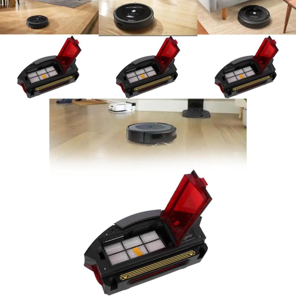 Caja Recolectora de Polvo Contenedor de Polvo Compatible para iRobot Series 800 900 Para Recolección Eficiente de Polvo