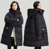 Lightweight Hooded Fluffy Warm Coldproof Loose Mid-Length High Quality Fabric Casual Sports Jacket Large Pockets Bread Clothes Cotton Coat Jacket