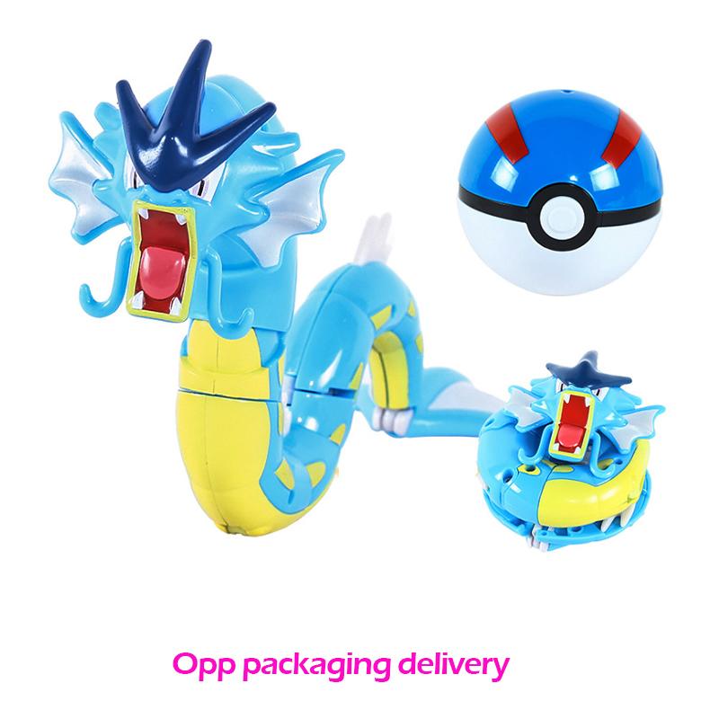 18 Style Pokemon Figures Playthings Elf Monsters Ball Figure Pikachu Gengar Pokeball Dragonite Snorlax Pokeball Action Figures Gift