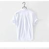 Summer Shirts for Men Simple Style Daily 100 Cotton Short Sleeve Men Tops Turn-down Collar 100cotton White Shirt Comfort Casual Shirt