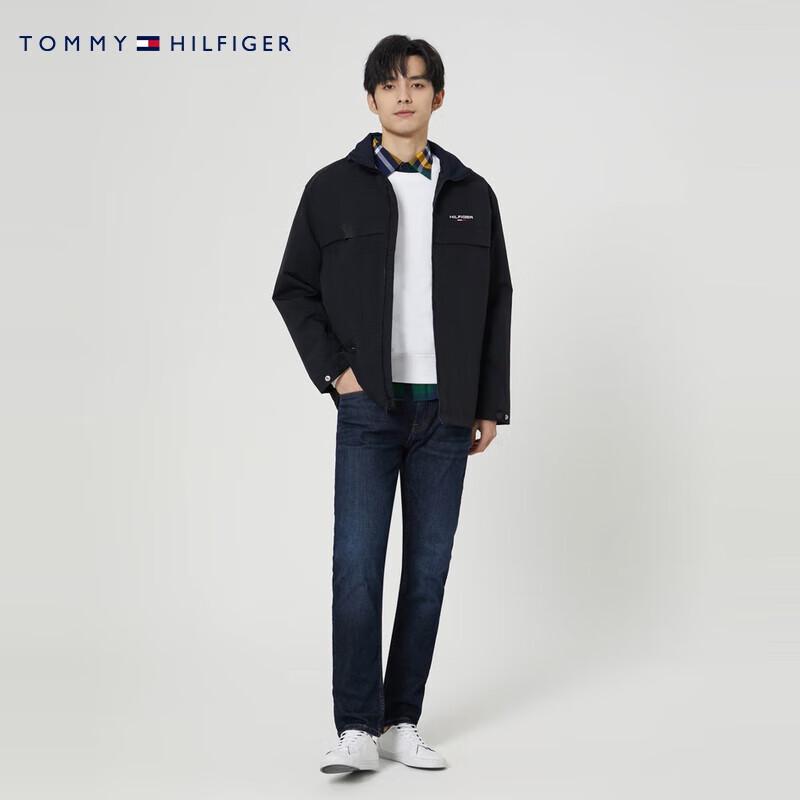 Tommy Hilfiger Men's Fall 2025 Stowable Hood Softshell Jacket