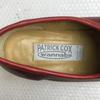 PATRICK COX leather loafers 36.5 23 red Italy(USED)