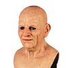 Maschera per uomo e donna anziana con rughe per la testa, maschera per nonno/nonna, novità per il diavolo, accessori per feste di Halloween, cosplay