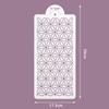 Cake Lace Spray Pattern, DIY Baking Edge, Sugar Powder Screening Tool, Hollow Graffiti, Printing Template, Baking Tool