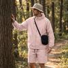 Men's Lightweight Hooded Jacket and Shorts Set Quick Dry Breathable Sun Protection Outdoor Sports Casual Activewear with Long Sleeve Option