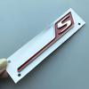 Long Underline S R C Badge ABS Car Emblem for Mercedes Benz AMG C63S E63S GTS GT63S GLC63S A45S CLA45S GLE63S Trunk Logo Sticker XG1