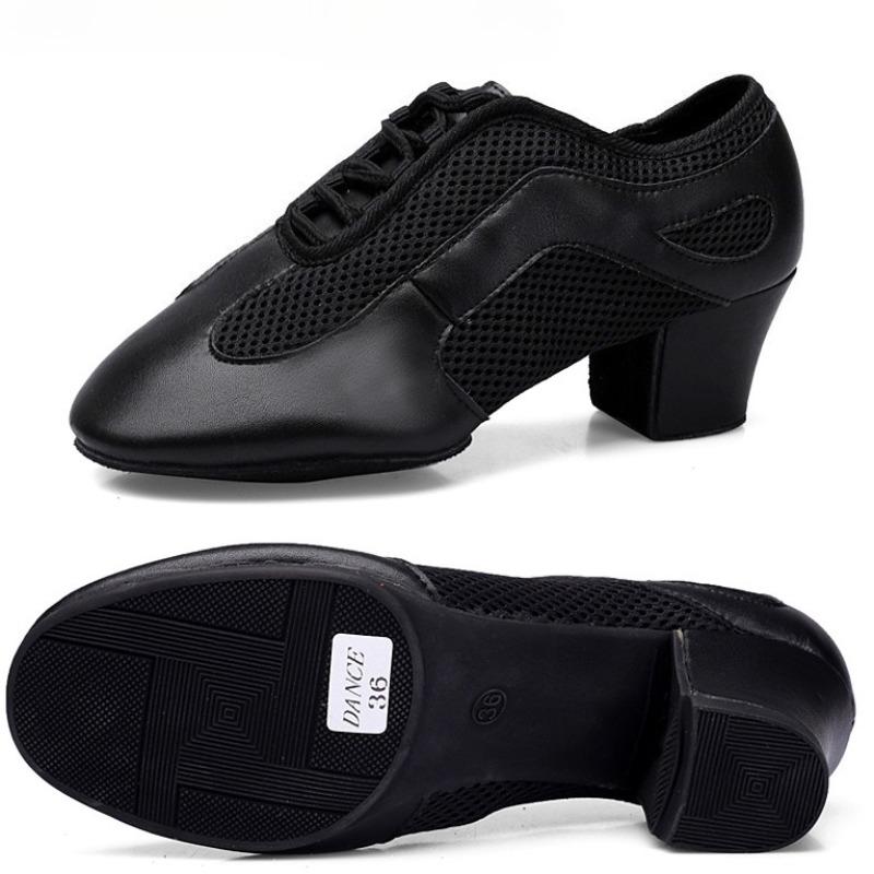 Large Size 46 Latin Suede Salsa Tango Ballroom Dance Shoes Dance Shoe Sneakers for Woman Practice Shoes Modern Jazz Shoe
