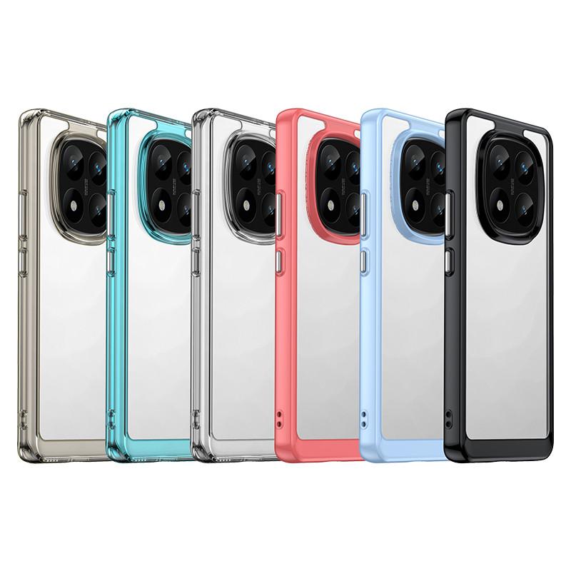 For Xiaomi Redmi Note 14 Pro Plus Case Redmi Note 14 Pro Plus Cover TPU Border Acrylic Backplane Phone Cases Redmi Note 14 5G