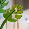 Specchio Monstera Organizer da Bagno Specchio Porta Gioielli Porta Bracciali Porta Orologi Porta Portafogli Organizzatore Spazzolini da Denti Dentifricio