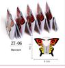 Nail Extension Paper Forms - Square Butterfly UV Gel & Acrylic, 20 To 100 Pcs